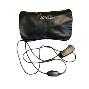 Heated neck massager